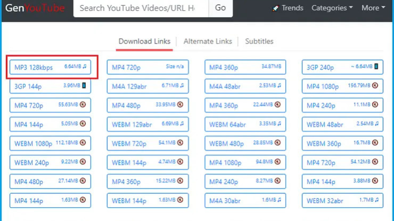 GenYoDownload Videos and MP3 Songs from GenYoutube Image